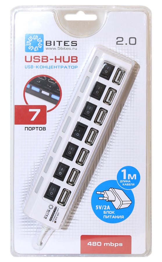 USB хаб (концентратор) HB27-203PWH