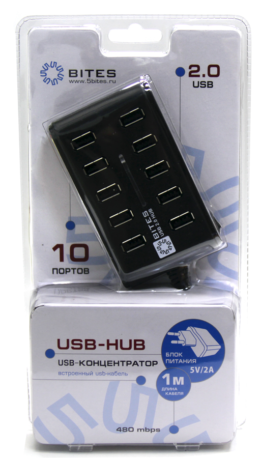 USB хаб (концентратор) HB210-205PBK