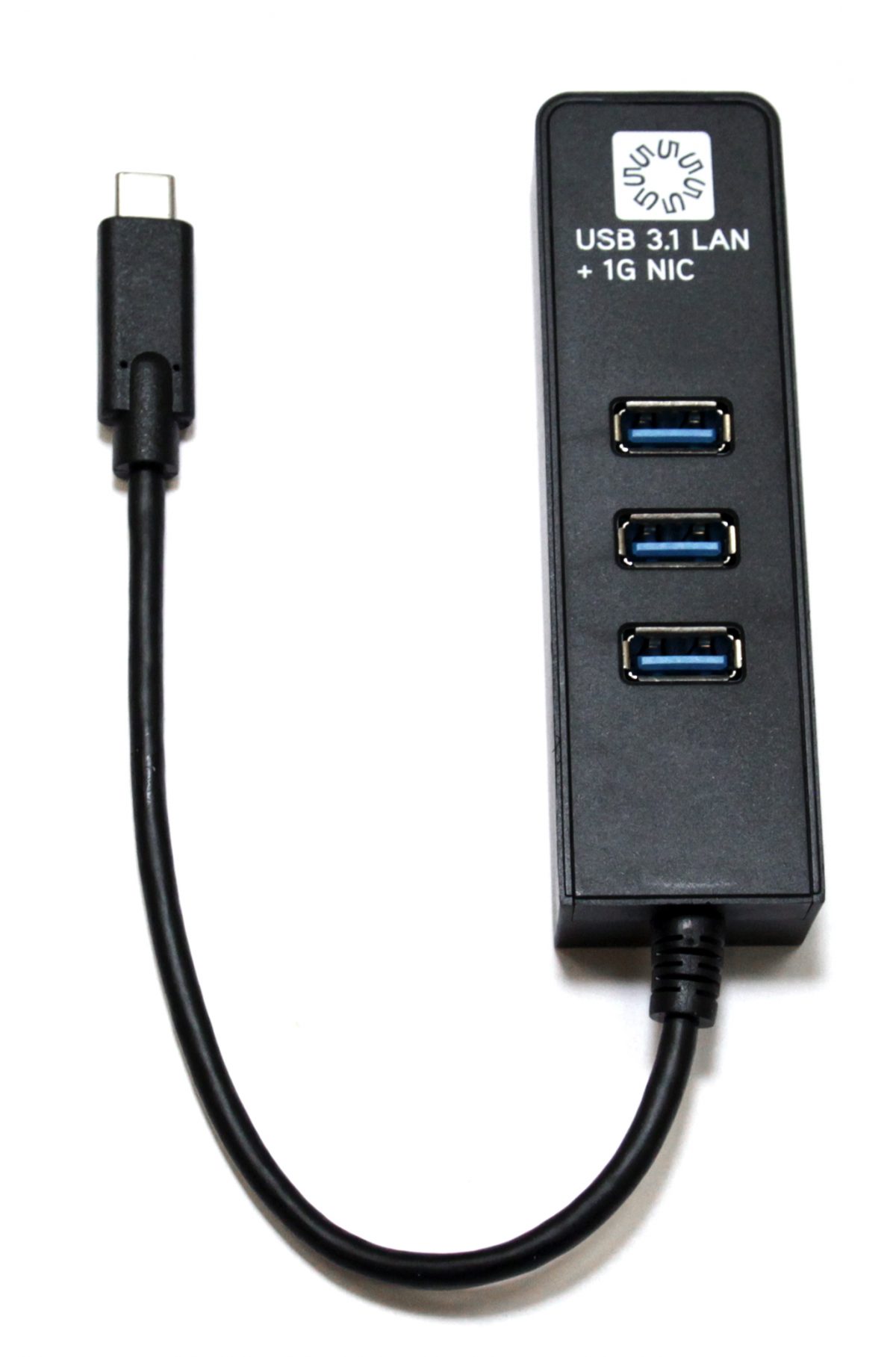 Гигабитная сетевая карта с USB хабом UA3C-45-10BK